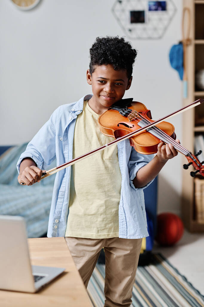 Boy with violin