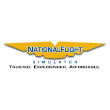 national flight simulator logo