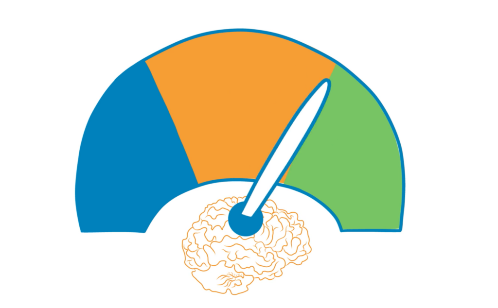 illustration of brain productivity