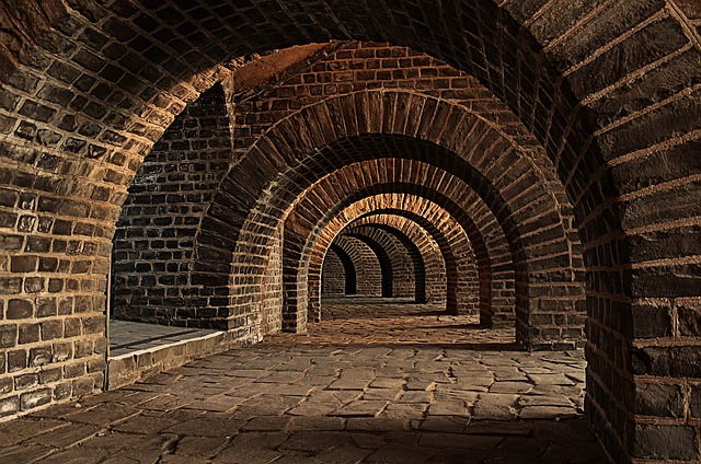 vaulted cellar tunnel